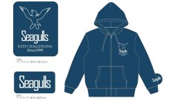 画像3: 岡山シーガルズ×JOHNBULL パーカー