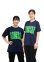 画像1: SEAGULLS×JOHNBULL Tシャツ（ネイビー×グリーン） (1)